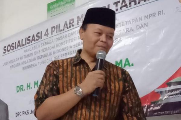 Wakil Ketua MPR Hidayat Nur Wahid (HNW) memaparkan peran ulama dan ummat Islam dalam memperjuangkan kemerdekaan Republik Indonesia
