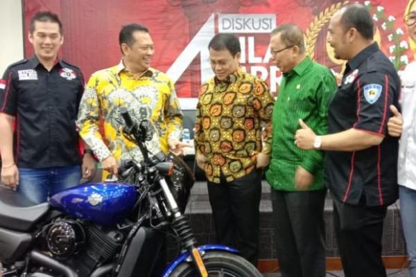 Ketua MPR Bambang Soesatyo mengapresiasi Sosialisasi Empat Pilar MPR kerja sama MPR RI dan Motor Besar Indonesia (MBI) yang akan digelar 22-23 Februari 2020.