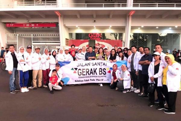 Bambang Soesatyo bersama Gerakan Keadilan Solidaritas Bangun Kebangsaan (GERAK BS) mengkampanyekan pengurangan penggunaan kemasan plastik