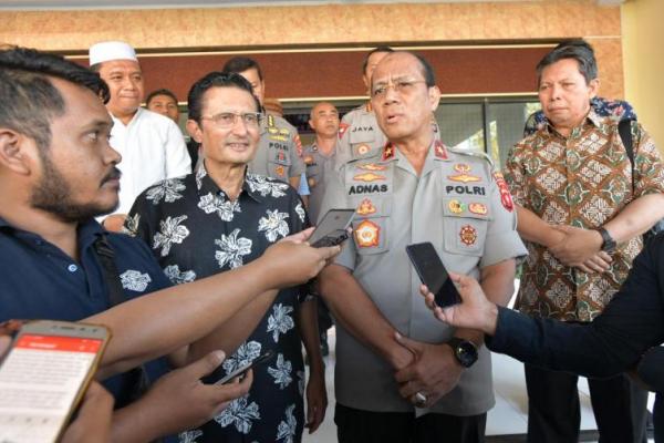 Wakil Ketua MPR Fadel Muhammad mendukung penuh semangat dan upaya-upaya yang akan dilakukan Kapolda Gorontalo yang baru