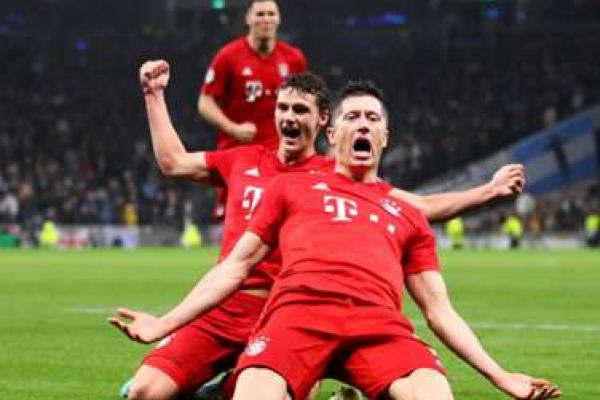 Bayern Munchen berhasil lolos ke final Liga Champions 2019-2020 usai membantai Olympique Lyon 3-0 