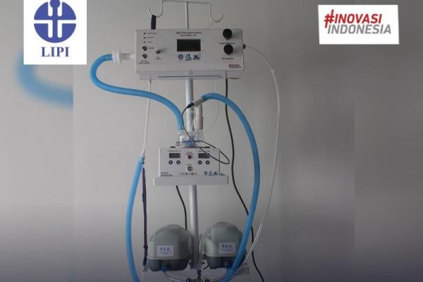Lembaga Ilmu Pengetahuan Indonesia (LIPI) melalui Pusat Penelitian Tenaga Listrik dan Mekatronik (Telimek) LIPI di Bandung, meluncurkan alat terapi oksigen beraliran tinggi atau High Flow Nasal Cannula (HFNC).