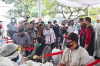 Pemkab Bogor dan BIN Gelar Rapid Test di Pasar Cibinong
