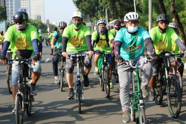 DKN Garda Bangsa menggelar event Gowes Sehat Bike To Nation dalam rangkaian Harlah PKB. Intip kegiatannya.