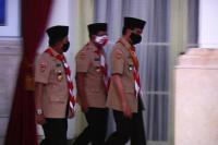 Menpora Dampingi Presiden Joko Widodo dalam Upacara Peringatan Hari Pramuka Ke-59