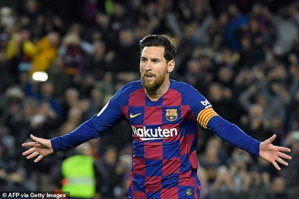 Bermain di markas Bilbao, San Memes Stadium, Messi mencetak dua gol masing-masing di menit ke-38 dan ke-62.