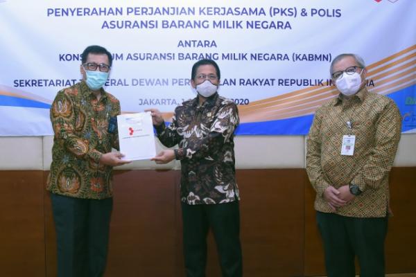 Sekretaris Jenderal DPR RI Indra Iskandar secara resmi menandatangani kerja sama dengan PT Asuransi Jasa Indonesia (Jasindo) terkait perlindungan sejumlah BMN yakni Gedung DPR  dan Gedung Sekretariat Jenderal.