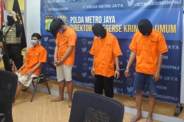 Para pelaku begal di wilayah hukum Polda Metro Jaya diringkus. Ini dia para pelakunya.