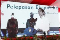 Jokowi Ekspor Serentak Komoditas 16 Provinsi Indonesia dari Istana Bogor