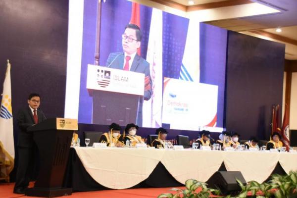 Sekretaris Jenderal MPR Dr. H. Ma’ruf Cahyono, SH, MH, mengatakan bahwa menempatkan arah pembangunan hukum nasional dalam Garis-Garis Besar Haluan Negara (GBHN) 