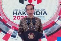 Jokowi: Meskipun listrik di KPK padam, tapi pemberantasan korupsi tidak boleh padam