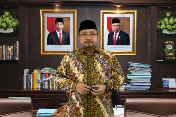 Menteri Agama Yaqut Cholil Qoumas mengucapkan selamat merayakan Natal kepada segenap umat Kristiani di Indonesia