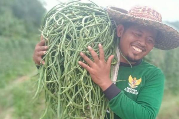 Roni merupakan petani mustahik kelompok `Bina Hidup Sejahtera` di Desa Cirendeu, Kecamatan Petir, Kabupaten Serang, Banten.