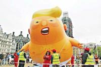 Balon Udara `Baby Trump` Mendarat di Museum London 