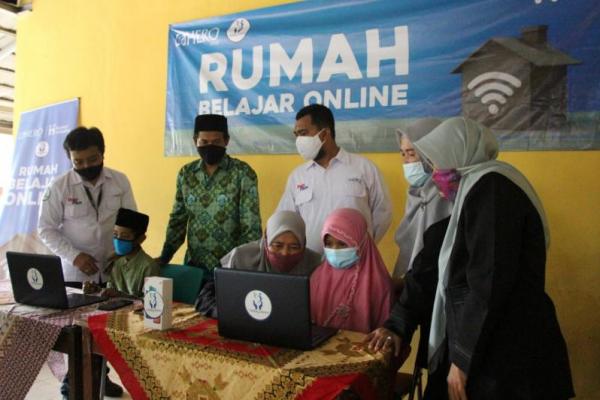 Hero Group meluncurkan program Rumah Belajar Online (RBO) Tangerang Selatan (Tangsel), Banten pada Kamis (21/1).