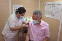 Lee Hsien Loong Disuntik Vaksin COVID-19 Pfizer/BioNTech Dosis Kedua