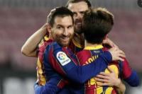 Cetak Dua Gol, Messi Pepet Suarez di Tangga Topskor LaLiga