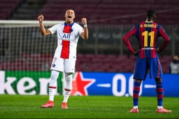Paris Saint Germain berhasil mempecundangi Barcelona dalam lanjutan perdelapan final Liga Champions leg pertama.