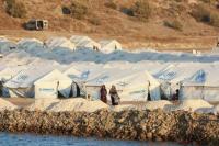 Wanita Hamil Ini Nekat Bakar Diri di Kamp Pengungsian