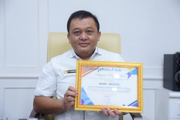 Satuan Kerja Dewan Perwakilan Rakyat (DPR) RI mendapatkan penghargaan sebagai Satuan Kerja Mitra Kantor Pelayanan Perbendaharaan Negara (KPPN) Jakarta VII dengan Indikator Kinerja Pelaksanaan Anggaran (IKPA) terbaik I tahun 2020 pada pagu anggaran di atas Rp 200 miliar.