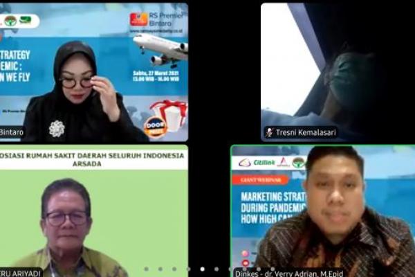 tujuan acara ini untuk membahas tentang strategi yang dapat dilakukan oleh perusahaan untuk mengubah krisis pandemi menjadi sebuah peluang.