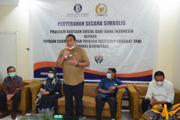 Wakil Ketua DPR RI Koordinator Bidang Industri dan Pembangunan (Korinbang) Rachmat Gobel mengapresiasi Program Sosial Bank Indonesia (PSBI) di seluruh Indonesia untuk membantu masyarakat pada masa pandemi Covid-19 ini.