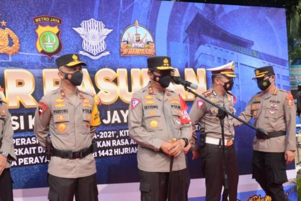 Pemudik yang nekat gunakan dokumen palsu, Polisi pastikan akan ditindakpidana.