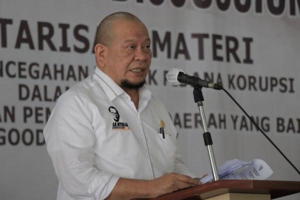 Ketua DPD RI, AA LaNyalla Mahmud Mattalitti, memberikan dukungan terhadap Indonesia Cyber Education (ICE) Institute. 