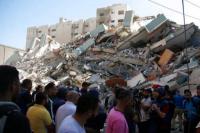 Serangan Udara Israel Robohkan Gedung Media Internasional, Ini Tanggapan PBB