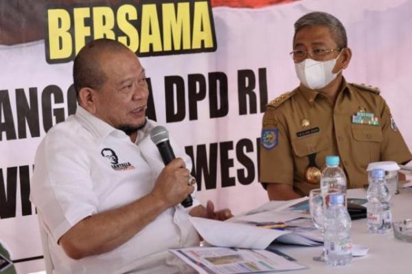 Ketua DPD RI, AA LaNyalla Mahmud Mattalitti, menyampaikan dukungan untuk mempercepat rehabilitasi dan rekonstruksi pasca gempa di Sulawesi Barat.