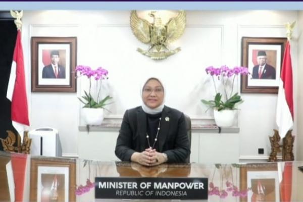 Menaker Ida menjelaskan, dalam upaya membangun dunia kerja terdampak Covid-19, Pemerintah Indonesia telah menerapkan delapan kebijakan utama.