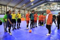 Menaker Ida Buka Kompetisi Futsal Tripartit 2021