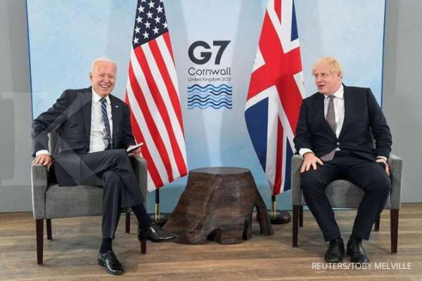 Boris Johnson akan mengajukan permintaan itu pada pertemuan darurat para pemimpin dunia G7 pada Selasa (24/8) besok.
