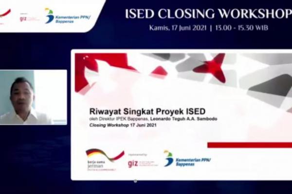 Kerjasama pemerintah Indonesia dan Jerman di bawah proyek Inovasi dan Investasi untuk Pembangunan Ekonomi Berkelanjutan yang Inklusif ( Innovation and Investment for Inclusive Sustainable Economic Development – ISED) berakhir bulan ini.