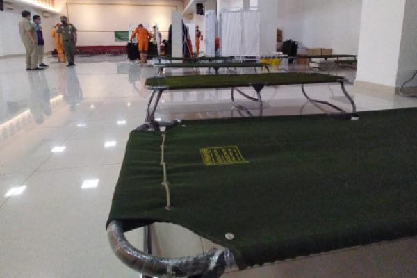 Camat Matraman, Andriansyah mengatakan, GOR Matraman disiapkan untuk ruang isolasi guna mengantisipasi lonjakan pasien COVID-19.