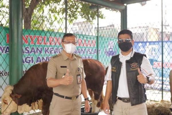 Pemberian hewan kurban ini merupakan bentuk kepedulian sosial HDCI Jakarta Pusat kepada masyarakat, di tengah pandemi Covid-19.