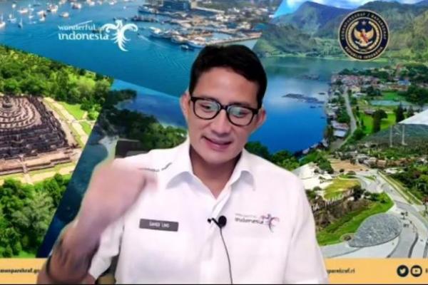 Menurut Sandiaga, para pelajar Indonesia sebagai duta Indonesia di dunia Internasional perlu membangun narasi positif terkait Indonesia.