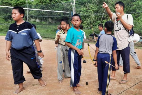 Pondok Pesantren Tahfidhul Qur`an Al-Qurro Bandar Lampung menggelar berbagai lomba menarik yang diikuti oleh seluruh para santri