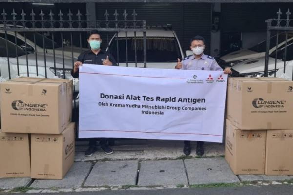 Saat ini, kami, MMKSI, MMKI dan KTB, sebagai produsen dan distributor produk kendaraan Mitsubishi di Indonesia merasa terhormat untuk mendukung Pemerintah dengan menyediakan Konsentrator Oksigen dan alat test rapid Antigen