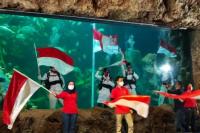 Besok Di Ancol, Pengibaran Bendera Merah Putih Dalam Akuarium Raksasa
