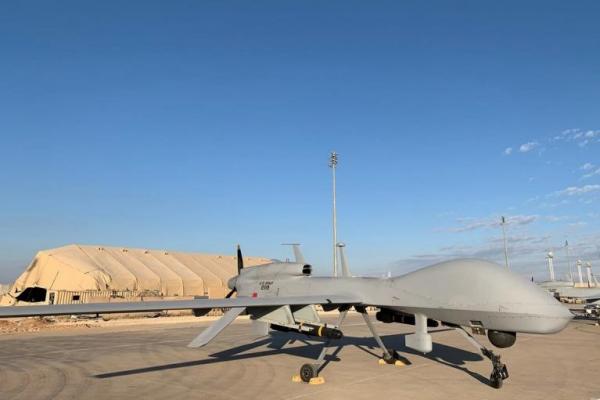 Drone, atau kendaraan udara tak berawak (UAV), dinetralkan oleh jet yang dioperasikan oleh koalisi pimpinan AS Operation Inherent Resolve pada hari Sabtu.