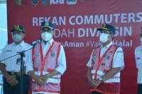 Menhub Tinjau Pelaksanaan Sentra Vaksinasi Di Stasiun Manggarai