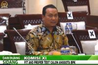 Jalani Uji Kelayakan Calon Anggota BPK, Presentasi dan Kompetensi Nyoman Adhi Banjir Pujian