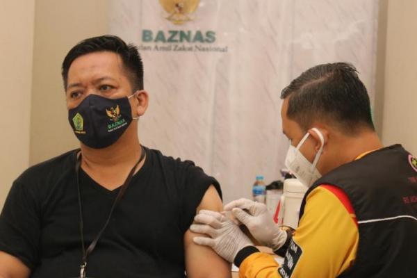 Baznas terus berupaya melakukan pemerataan vaksinasi untuk santri di pesantren-pesantren yang tersebar di Indonesia