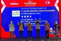 PT JIEP Sabet Tiga Penghargaan TOP BUMD Award 2021