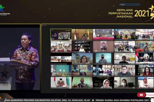 Perpustakaan Nasional RI (Perpusnas) secara khusus memberikan apresiasi berupa penghargaan tertinggi Nugra Jasadharma Pustaloka.