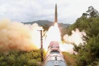 Korea Utara Tembak Rudal dari Kereta Api 