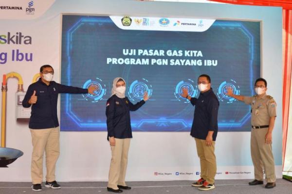 Uji pasar Program PGN Sayang Ibu Gaskita di Jakarta ini merupakan salah satu pola pembangunan jargas yang dapat di copy paste di wilayah lain di Indonesia.