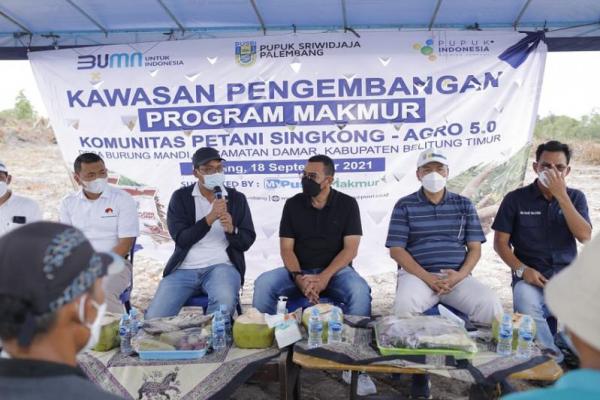 Melalui program Makmur Pupuk Indonesia, pemerintah memberikan ekosistem lengkap yang bertujuan meningkatkan produktivitas hingga penghasilan petani.