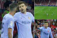 Barca Frustasi, Pique dan Busquets Adu Bacot di Lapangan